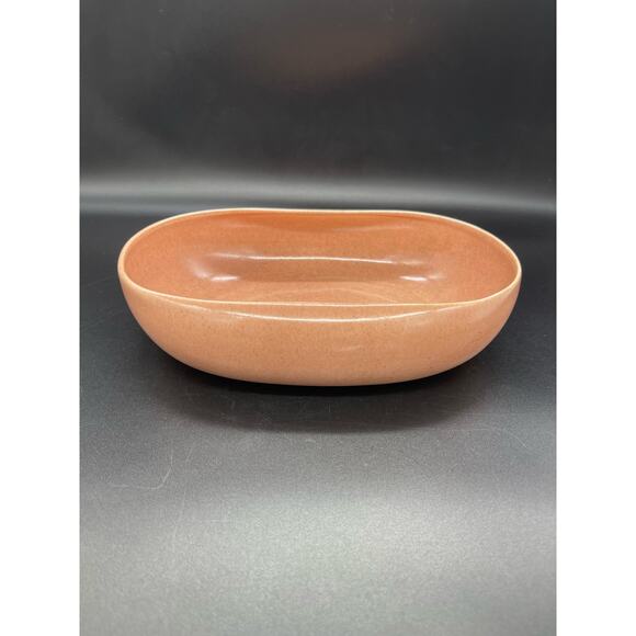 Vintage MCM Russell Wright Steubenville Coral Serving Bowl with Folded Edge - Picture 1 of 6